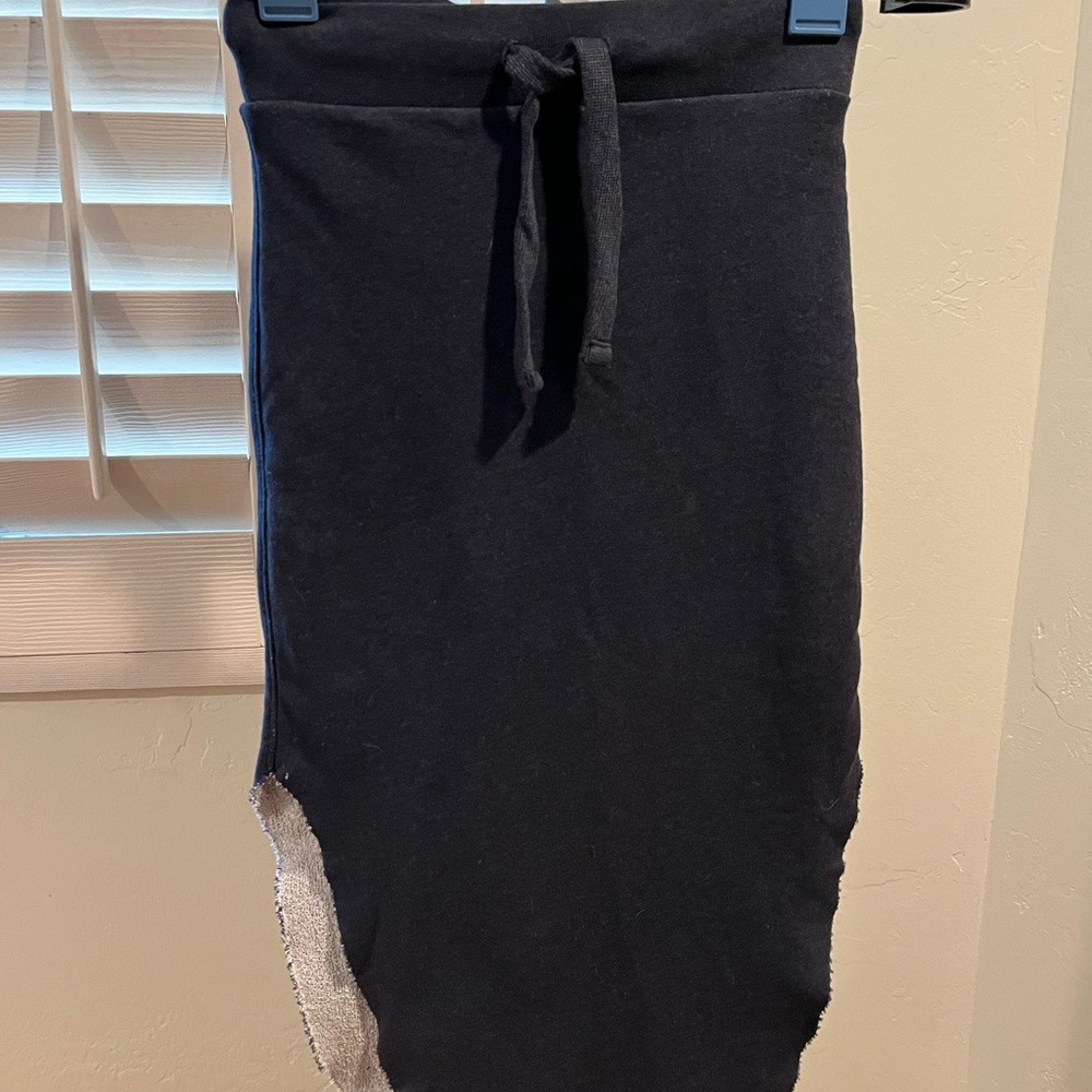 Frank and Eileen Unforgettable skirt in denim colored fleece NWOT